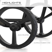 WishboneOne Golf Trolley Push-Pull Cart Megalite 3 Wheel Black