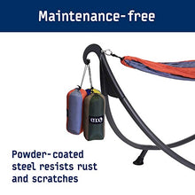 ENO - SoloPod Hammock Stand - Outdoor Stand for Camping, Traveling, a Festival, Patio Furniture, or The Beach - Charcoal