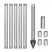 DIY Sand Point Well Kit, 5 Galvanized Pipes, Couplings and Drive Cap