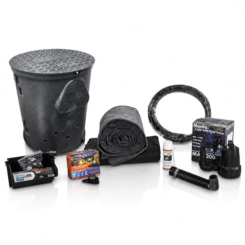 Savio 1200 Pond-Free Waterfall Kit with 1200 GPH Pump & 7.5' x 20' Liner