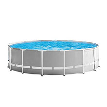Intex 26725EH 15ft x 15ft x 48in Outdoor Above Ground Swimming Pool Set with Cover, Ladder, Filter Pump and 6 Replacement Filter Cartridges