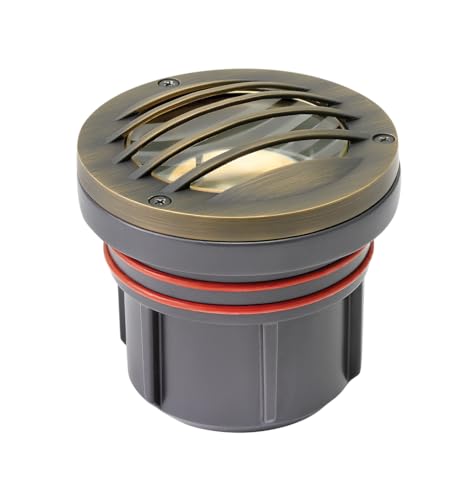 Hinkley Well Light Hardy Island Variable Output Led 3000K Grill Top, Low Voltage Matte Bronze