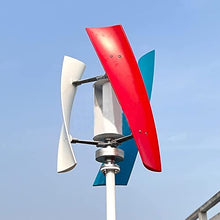 Vertical Wind Turbine Generator 1500W Small Free Energy Wind Power Generator with MPPT Controller for Home Energy Supplementation Factory Use