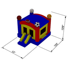 Inflatable HQ Commercial Grade Sports Bounce House PVC with Blower