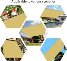 11x37 FT Dark Gray Waterproof Sun Shade Sail Heavy Duty-260 GSM UV Block Fabric-98% UV Block Rectangle Pergola Sunshade Cover for Garden, Backyard, Patios-with Grommets Sun Shades Outdoor Patio