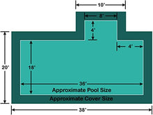 Loop-Loc Pool Safety Cover Green 18' x 36' Rectangle