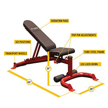 Body-Solid GFID100 Adjustable Weight Bench Gray