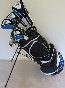 Power X Golf Men's Complete Golf Set Tall Custom Stiff Flex Blue White Black