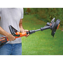 Black+Decker Rasentrimmer AFS Reflex Fadenverlängerung (18V 2,0Ah, 28 cm Schnittbreite, verstellbarer Zweithandgriff, Einzelfaden 9 m/1,6 mm, INKL. Akku und Ladegerät) STC1820PC