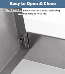 Blazea Outdoor Kitchen Access Door Stainless Steel, Plumbing Access Panel with Recessed Handle, Waterproof Anti-Rust Inspection Door Flush Mount(36x46in)