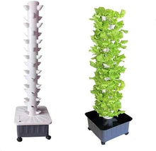 FLTRGO Hydroponics Tower, 45 Holes Aquaponics Grow System, Hydroponic Growing System, Soilless Cultivation Growing System, Garden Tower Aeroponics Growing Kit