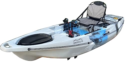 BKC PK10 Pedal Fishing Kayak - Paddle & Seat Included