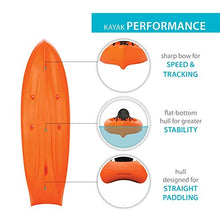 Lifetime Kokanee Sit-On-Top Kayak Orange