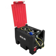 AM-TANK Portable Gas Fuel Tank, 58 Gal, Red/Black