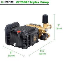 Canpump CF 2530 E: 2500 psi @ 3.0 US gpm, 5/8 in Shaft Pressure Washer Pump
