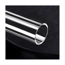 EVANEM Acrylic Pipe Transparent Tube Hollow Duct PMMA, for DIY Projects Water Cooling System Plumbing(55x49x500mm)
