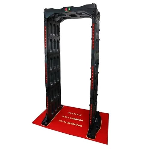 Metal Defender Collapse 3-Zone Portable Walk-Through Metal Detector