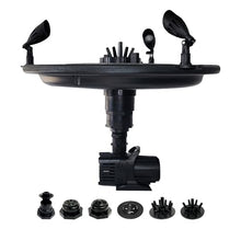 HALF OFF PONDS 1/4 HP Floating Fountain with Color Changing Lights