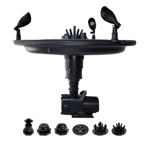HALF OFF PONDS 1/4 HP Floating Fountain with Color Changing Lights