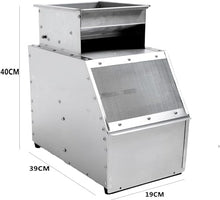 KEULEN Bird Feed Blown Shell Splitter, Grain Impurities Removing Winnowing Machine, Adjustable Speed Fan, 60-80 Kg/Hour, Bird Food Grain Shell Blower, for Small Rice/Foxtail Millet/Sorghum/Corn/Grain