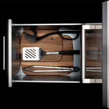 SPIRE Vertical Built-in Triple Drawers, Stainless Steel, Universal Mount