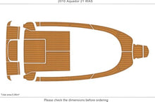 Outdek EVA Foam Faux Teak Marine Floor Brown Over White