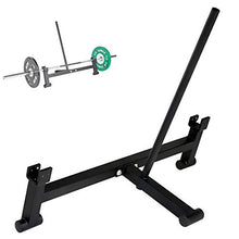CKIDS Barbell Deadlift Bar Jack Double Grooved - Load/Unload Weight Plates, Olympic Bar for Deadlifts & Weight Training