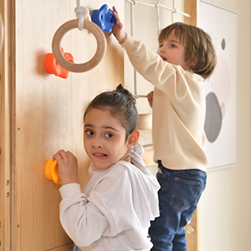 Avenlur 9-in-1 Swedish Ladder Wall Gym Set Wood