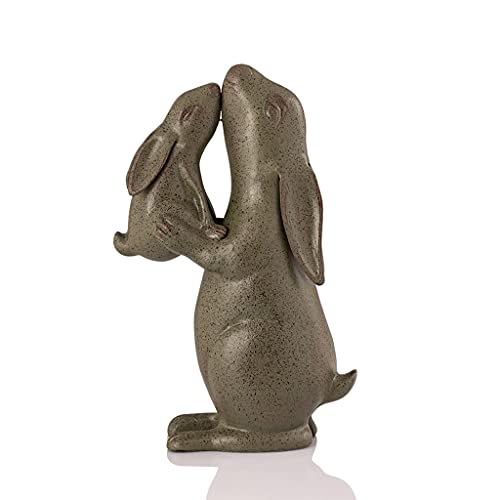 SPI Home 53045 21 x 12 x 6 in. Tender Moment Rabbits Garden Sculpture