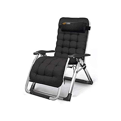 IIPOSAQQ Zero Chairs Adjustable Outdoor Folding Lounge Patio Chairs with Pillow Recliners for Poolside Beach Yard Folding Adjustable Lounge Chair for Outdoor Camping (Color : B)