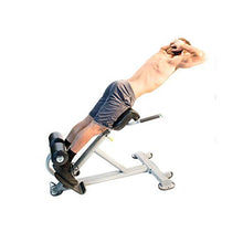 Ab Coaster Lumbar X 45-Degree Back Extension Bench Adjustable Black