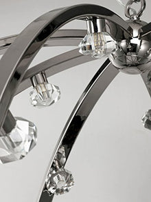 Maxim Equinox Pendant Light 28 Lights Polished Nickel Finish Silver