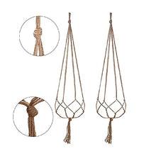 4 Decorative Ropes, Wall-Mounted Hanging Plant Potted Plant Hanging Baskets, Handmade Home Garden Balcony Decoration