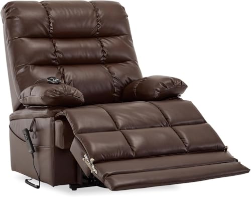 KTYUERGHK Big & Tall Power Lift Recliner Chair with Heat Massage