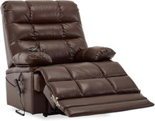 Oversized Power Lift Recliner for Seniors with Heat Massage, Lay Flat