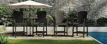 Hipicute Outdoor Tall Adirondack Chairs Set of 2 HDPE, Paio Adirondack Barstools with Connecting Tray, Recycled Poly Patio High Adirondack Chairs for Deck, Backyard, Balcony