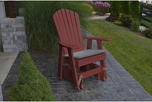 A&L Furniture Company Recycled Plastic Adirondack Gliding Chair - Lead TIME to Ship 6 Weeks