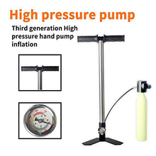 FIERRG Power Pumps High Pressure Hand Pump 3 Stage 4500psi Air Pump for High Pressure Tires and Pre-Charged Pneumatic Pump Accessories
