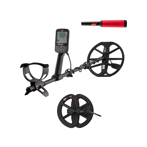 MINELAB Equinox 700 Multi-Frequency Collapsible Metal Detector Bundle for Adults with EQX 11" & 6" Waterproof Coils, Wireless Headphones & PRO-FIND 40 Professional Pinpointer