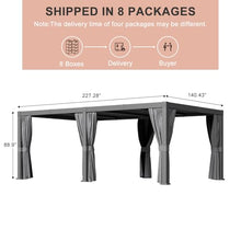 oneinmil Louvered Aluminum Pergola with Adjustable Top for Outdoor Decks, Gardens, Backyards