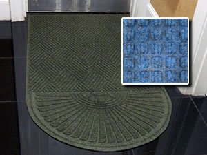 FloorGuard Heavy Duty All Purpose Entrance Mat Diamond 4' x 20' Blue