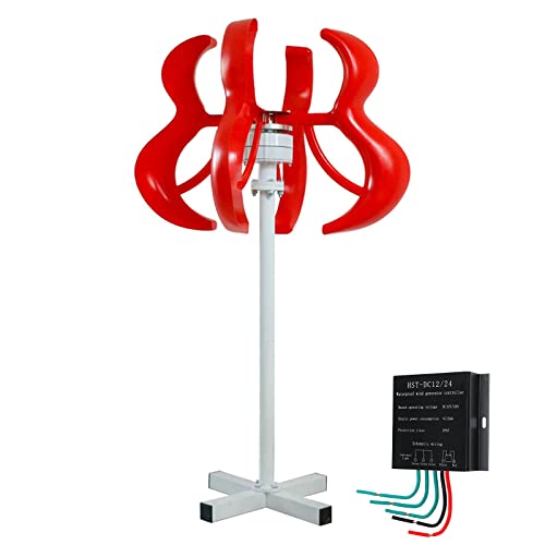 12000W 48V Portable Vertical Helix Wind Power Turbine Generator,Vertical Wind Turbine, Kit with Charge Controller,24v
