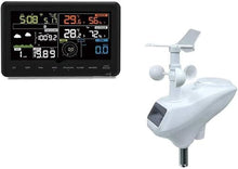 Wireless Weather Station,Professional Sensor, High-Precision Durable, Color Display Touch Panel Weather Center