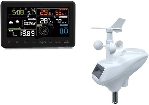 HeiDD Wireless Weather Station,Professional Sensor, High-Precision Durable, Color Display Touch Panel Weather Center