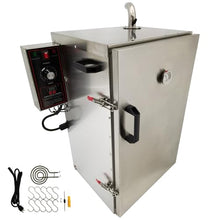 WYDDDARY Commercial Electric Smoker Grill – Digital Vertical Meat Smoker, 1kW BBQ Smoke Oven with 5 Detachable Racks, Side Wood Chip Loader & Precise 95-248°F Temp Control 110V