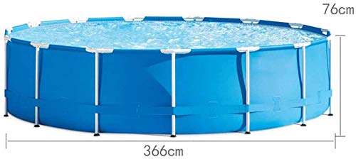 FFCJJDS Outdoor Frame Swimming Pool with Rainproof Dust Covers