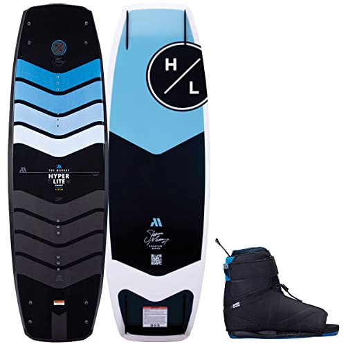 Hyperlite Murray Pro Mens Wakeboard 144 W/Session Bindings Black/Grey