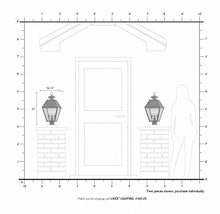 Livex Lighting 2169-61 Mansfield 3-Light Outdoor Post Lantern, Charcoal
