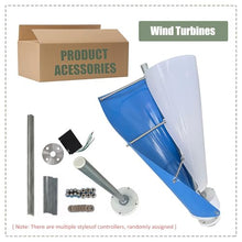 Eastnmythet Wind Turbine Generator Kit Vertical, 13000W 2 Blades Energy Windmill, Wind Generator for RV Boat Home Street Lighting, with Wind Controller,48V