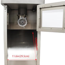 INTSUPERMAI Commercial Meat Grinder 8MM Stainless Steel Electric Mincer 400KG/H Silver